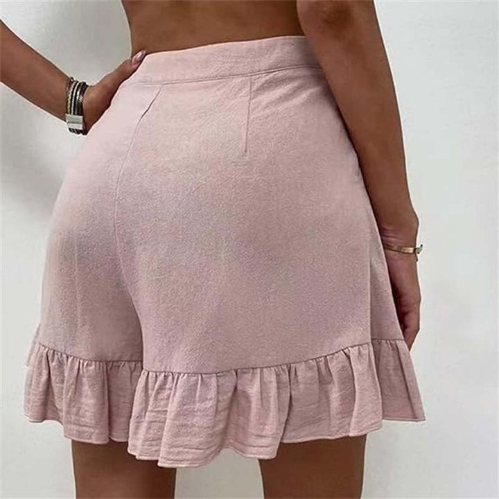 Ruth | Casual Ruffled Shorts - Ciara & Fiona