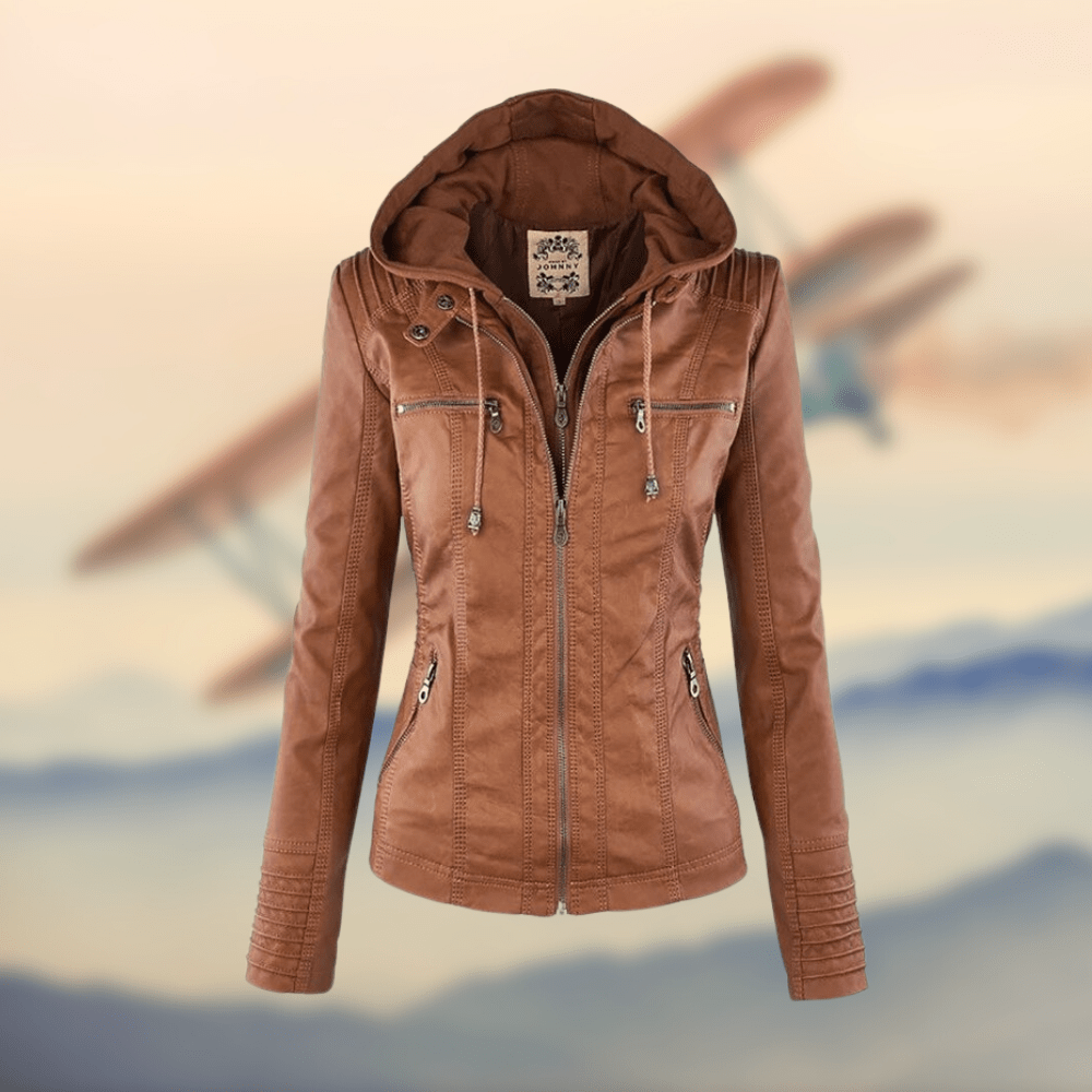 Sabrina | Leather Jacket - Ciara & Fiona
