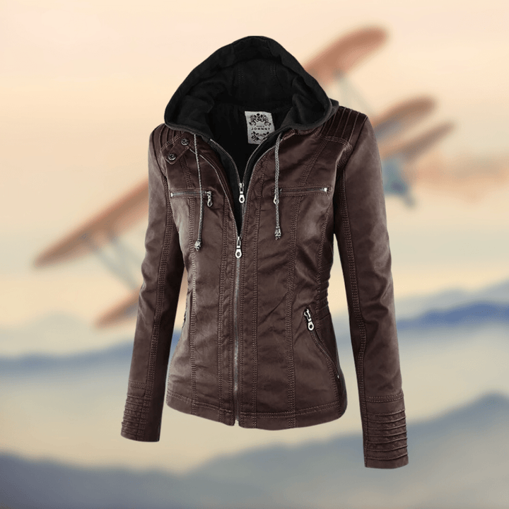 Sabrina | Leather Jacket - Ciara & Fiona