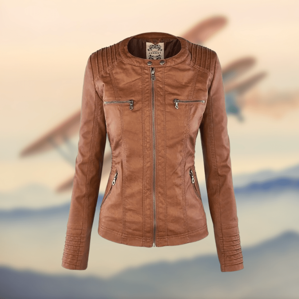 Sabrina | Leather Jacket - Ciara & Fiona