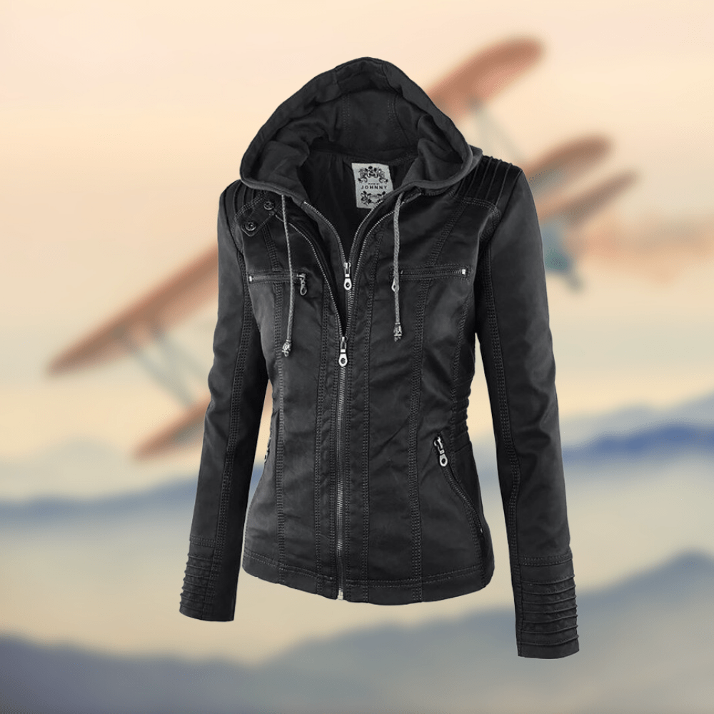 Sabrina | Leather Jacket - Ciara & Fiona
