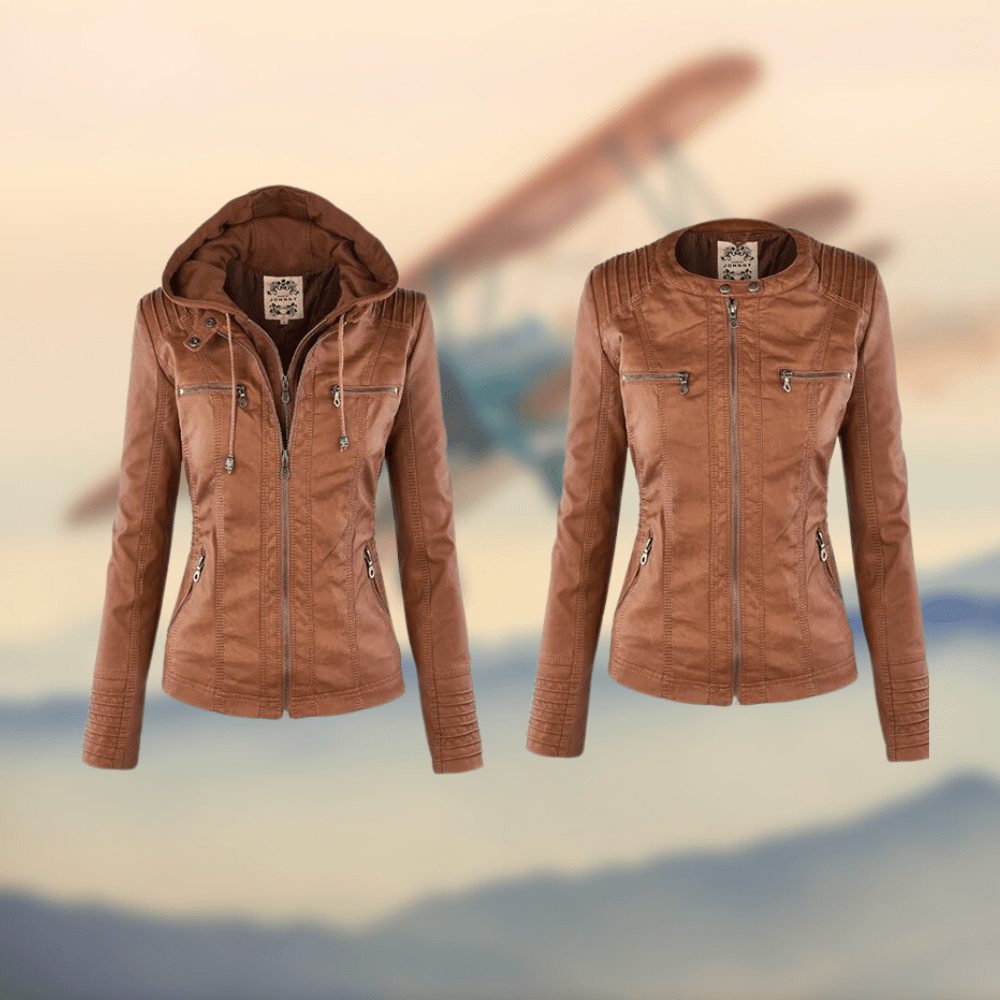 Sabrina | Leather Jacket - Ciara & Fiona
