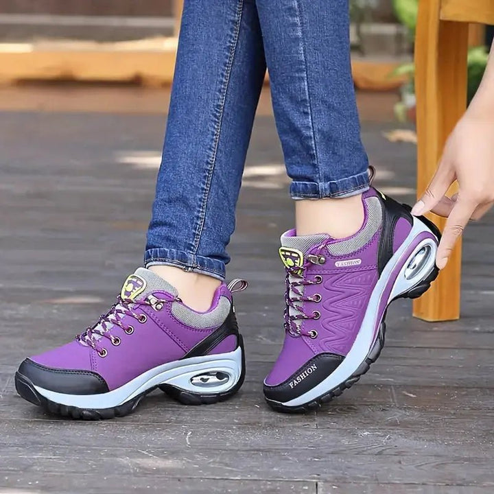 Sam | Suede Platform Hiking Boots - Ciara & Fiona