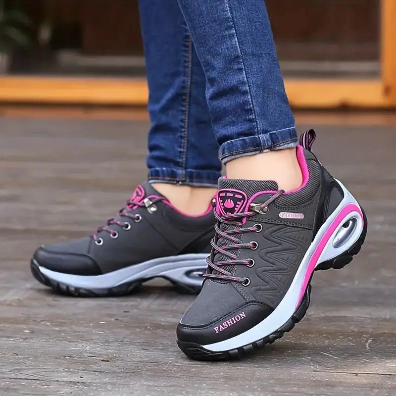 Sam | Suede Platform Hiking Boots - Ciara & Fiona