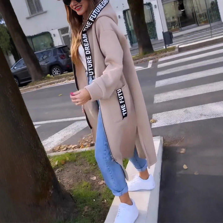 Samantha | Comfortable Oversized Hoodie Coat - Ciara & Fiona