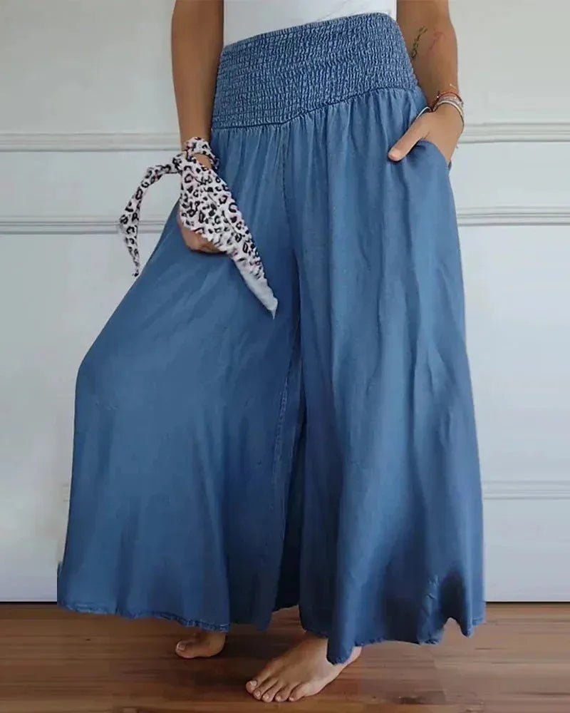 Seah | High Waist Wide Leg Pants - Ciara & Fiona