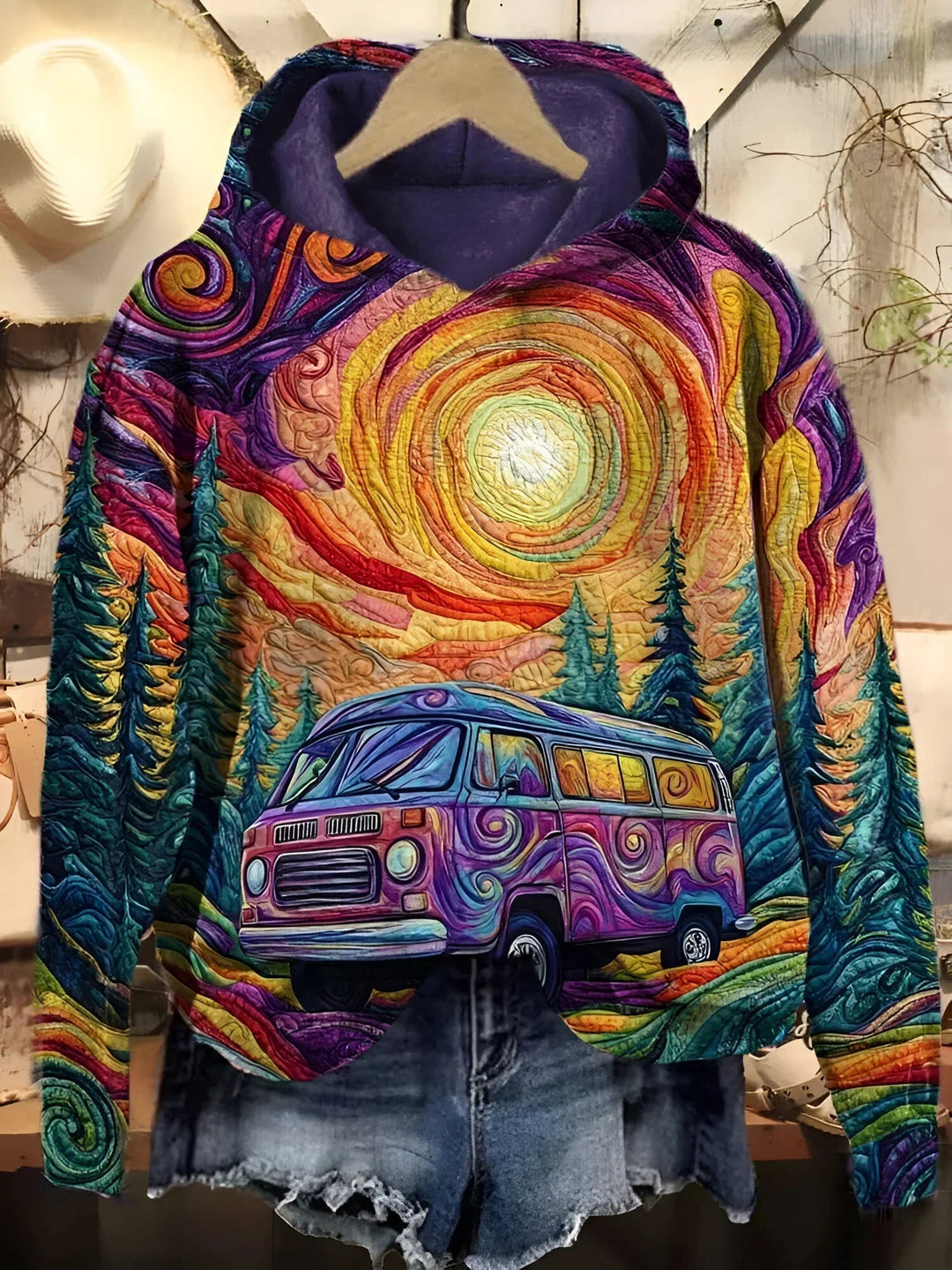 Selini | Retro Roadtrip Hoodie - Ciara & Fiona