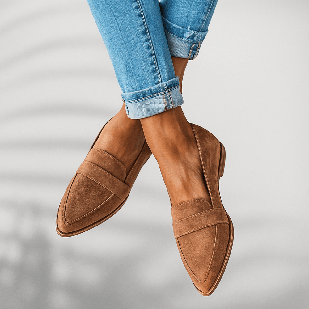 SERENIQUE | Elegant Pointed Flats - Ciara & Fiona