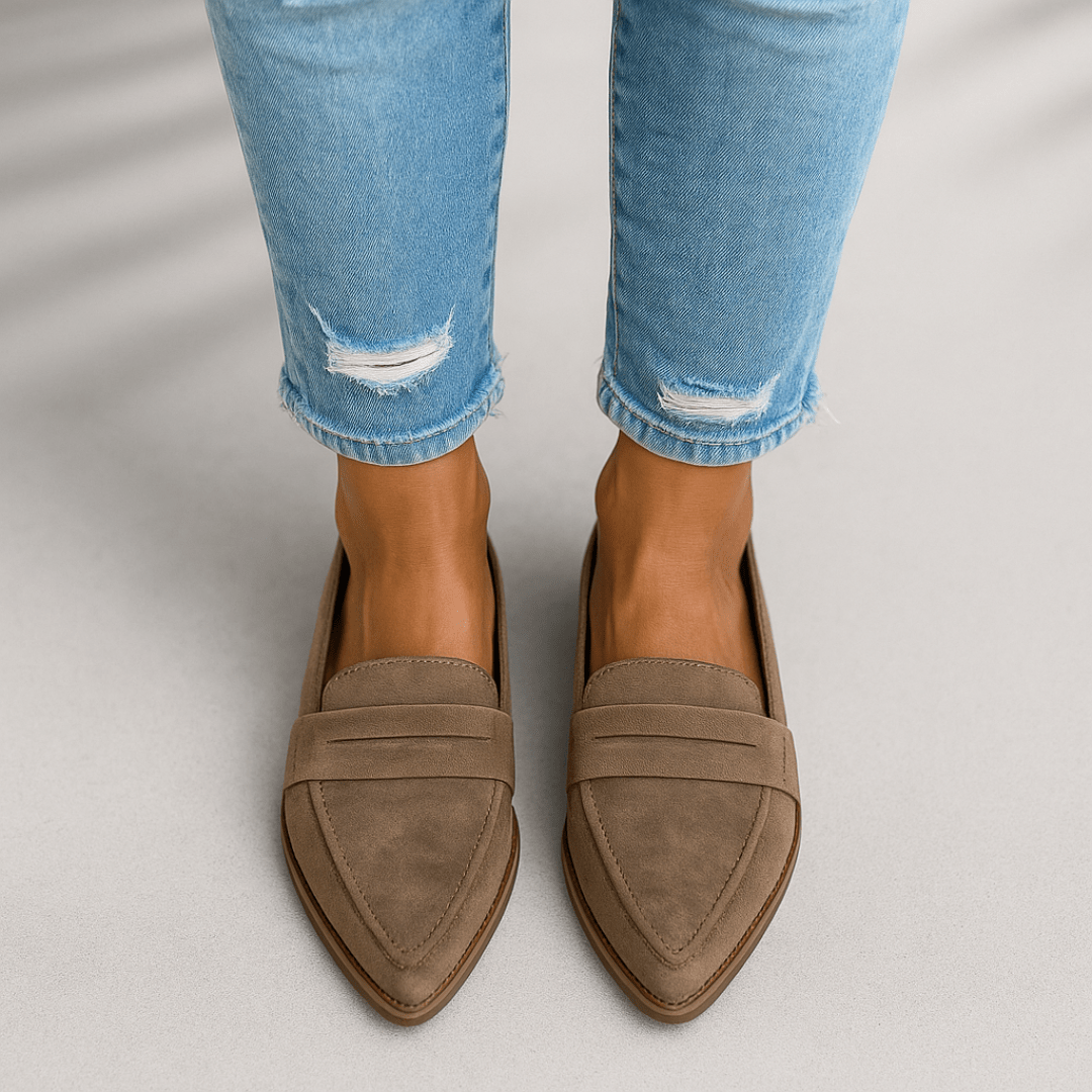 SERENIQUE | Elegant Pointed Flats - Ciara & Fiona