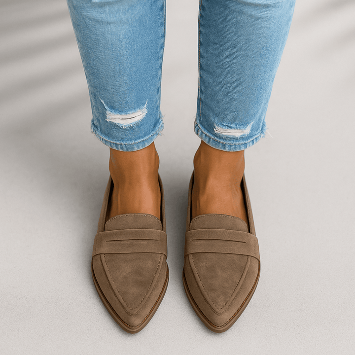 SERENIQUE | Elegant Pointed Flats - Ciara & Fiona