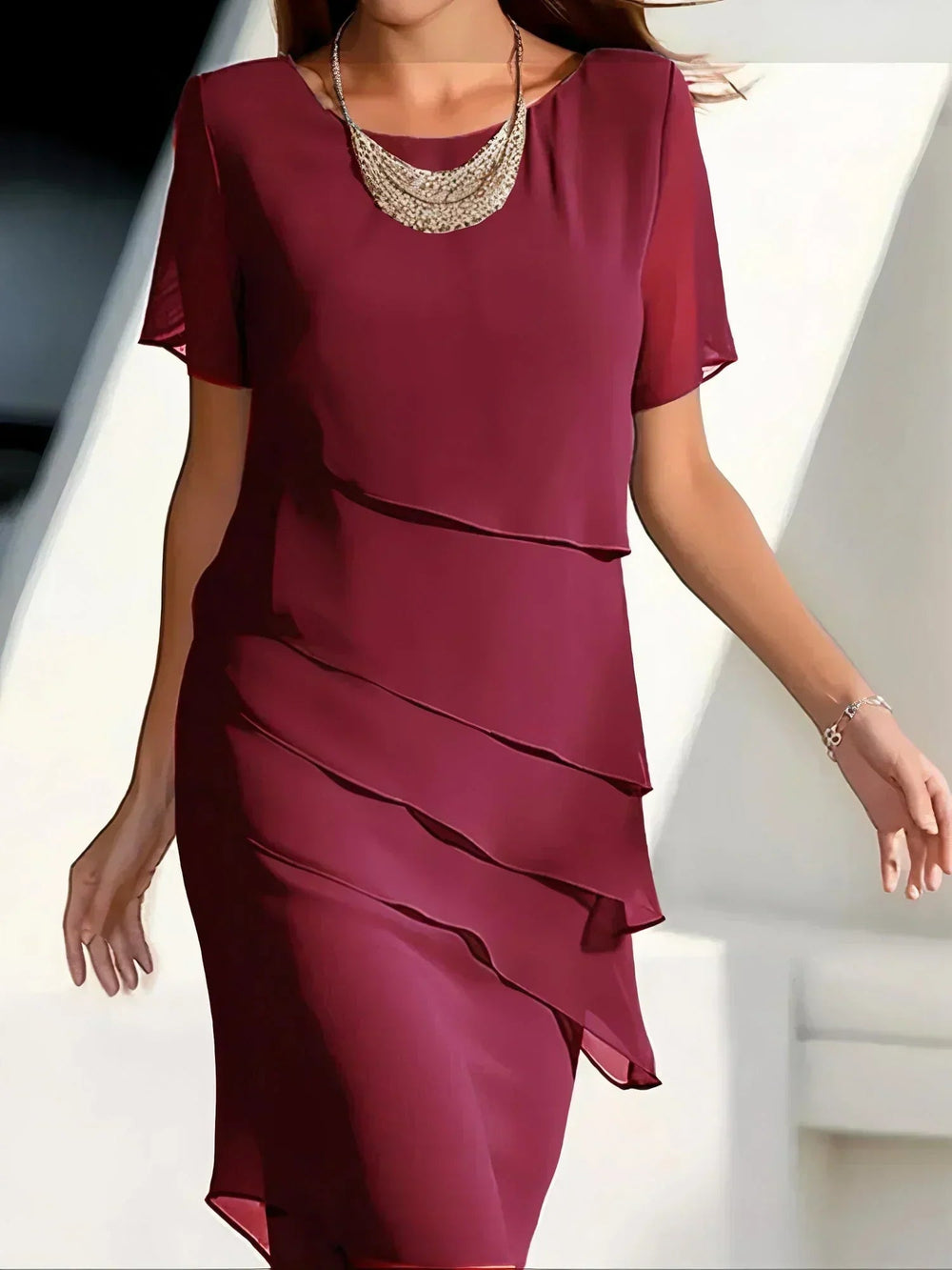 SOPHIA | Elegant Summer Dress - Ciara & Fiona