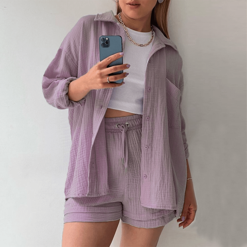 Sussie | Two - Piece Short Set for Women - Ciara & Fiona