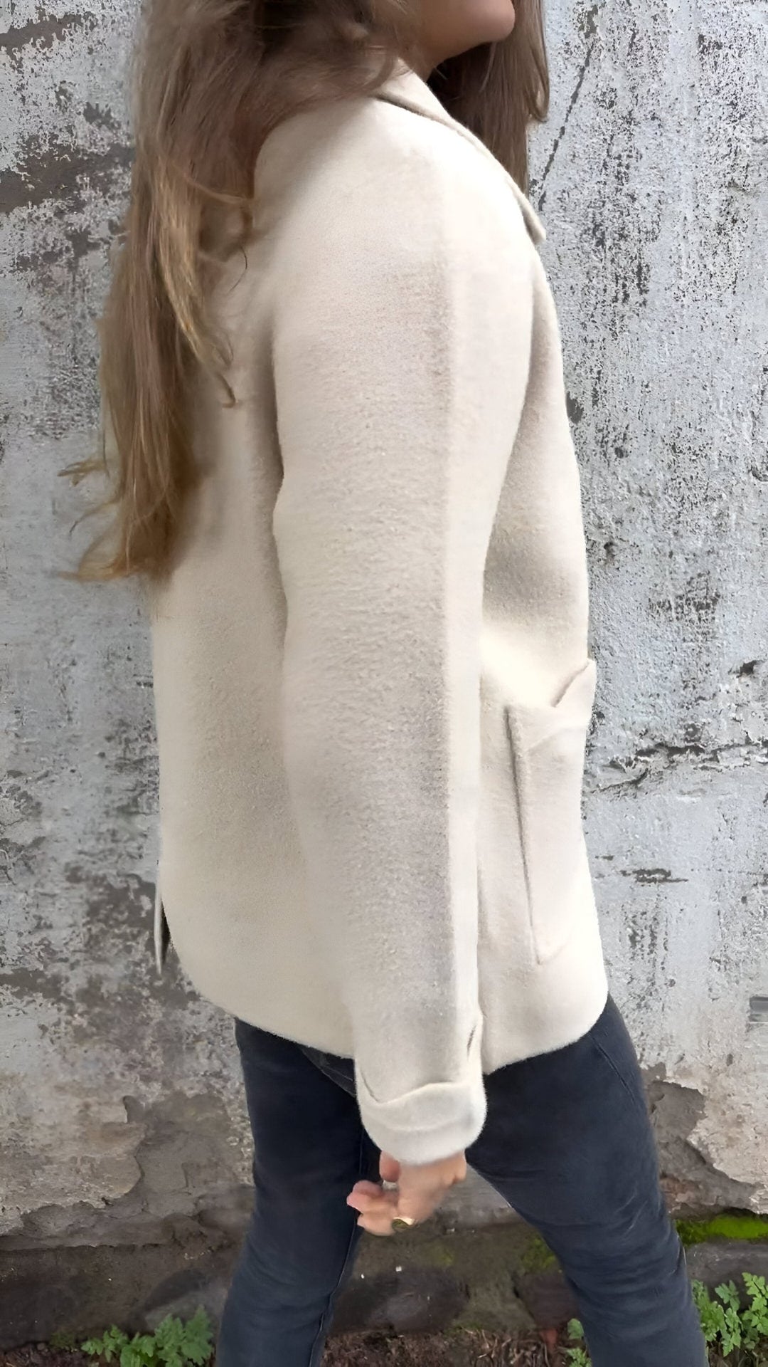 Sutton | Stylish Lapel Zipper Jacket - Ciara & Fiona