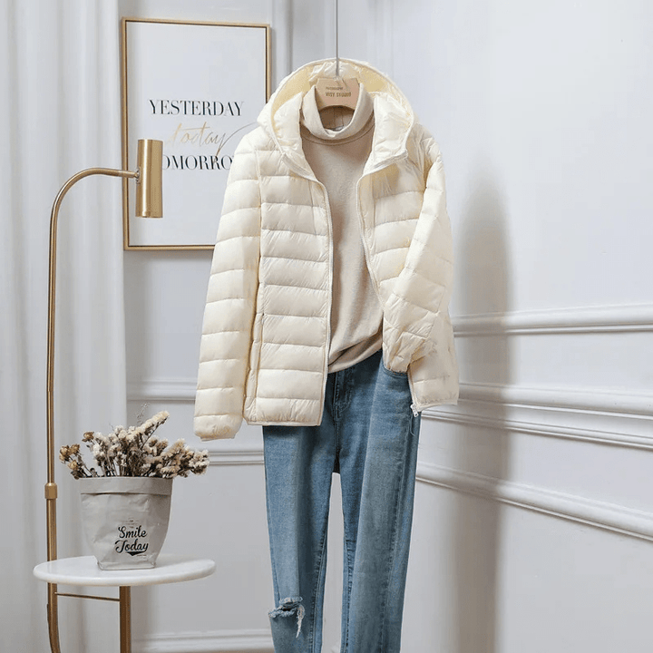 Teresa | Hooded Puffer Jacket - Ciara & Fiona