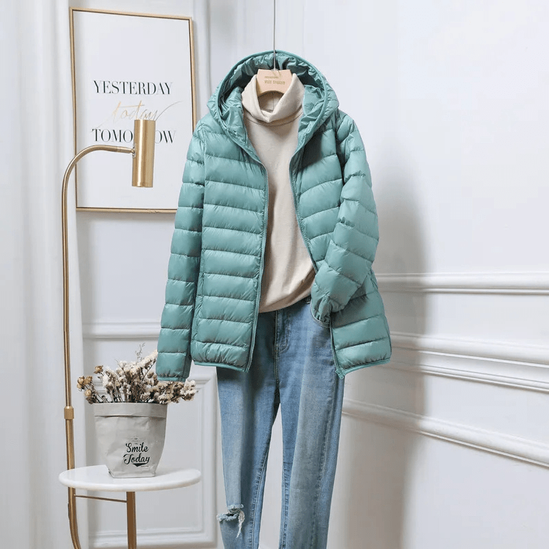 Teresa | Hooded Puffer Jacket - Ciara & Fiona