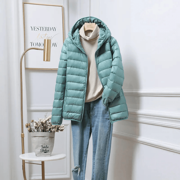 Teresa | Hooded Puffer Jacket - Ciara & Fiona