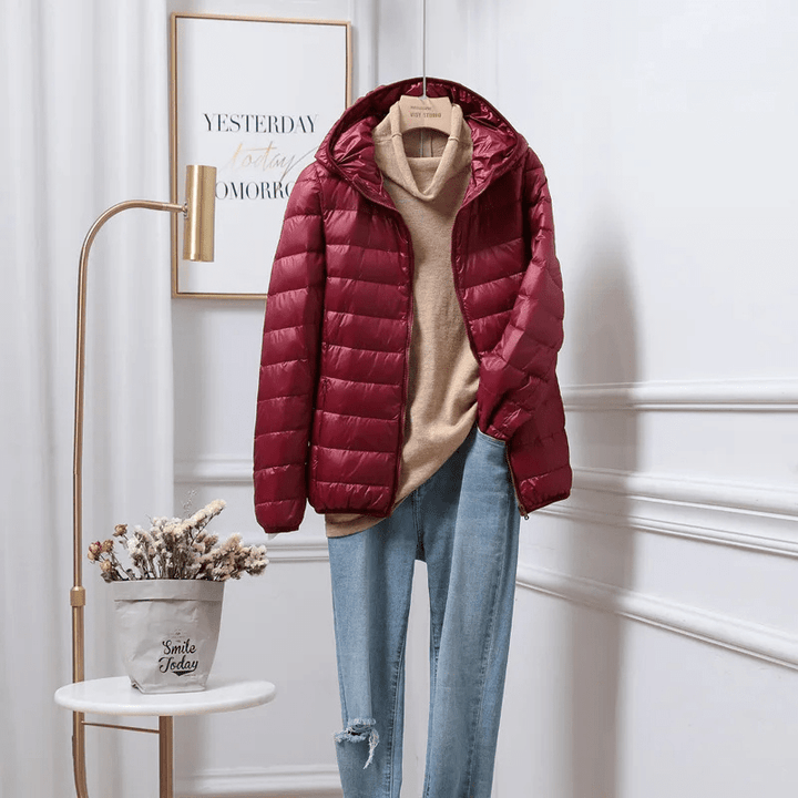 Teresa | Hooded Puffer Jacket - Ciara & Fiona