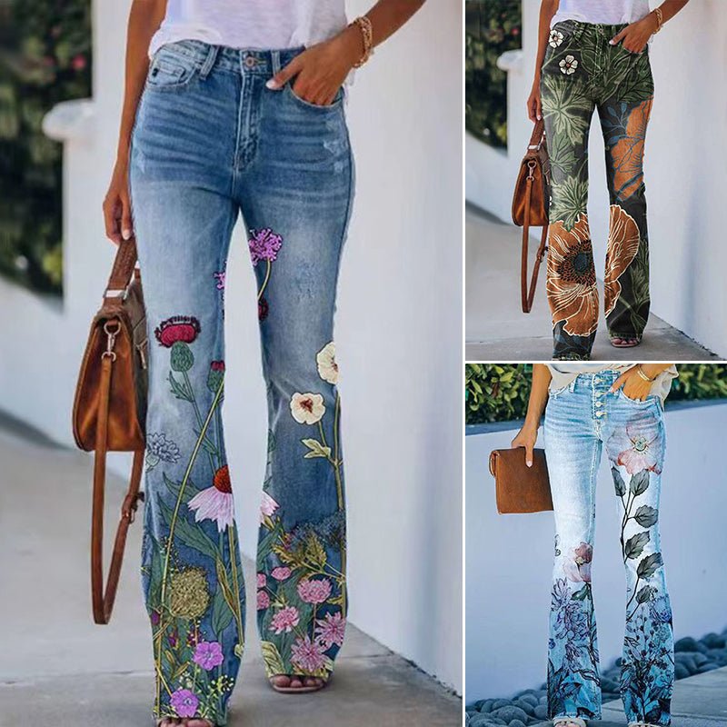 Tory | 4 - button Flare Jeans - Ciara & Fiona