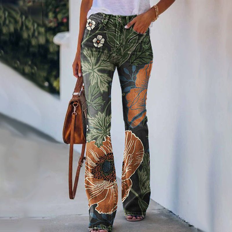 Tory | 4 - button Flare Jeans - Ciara & Fiona