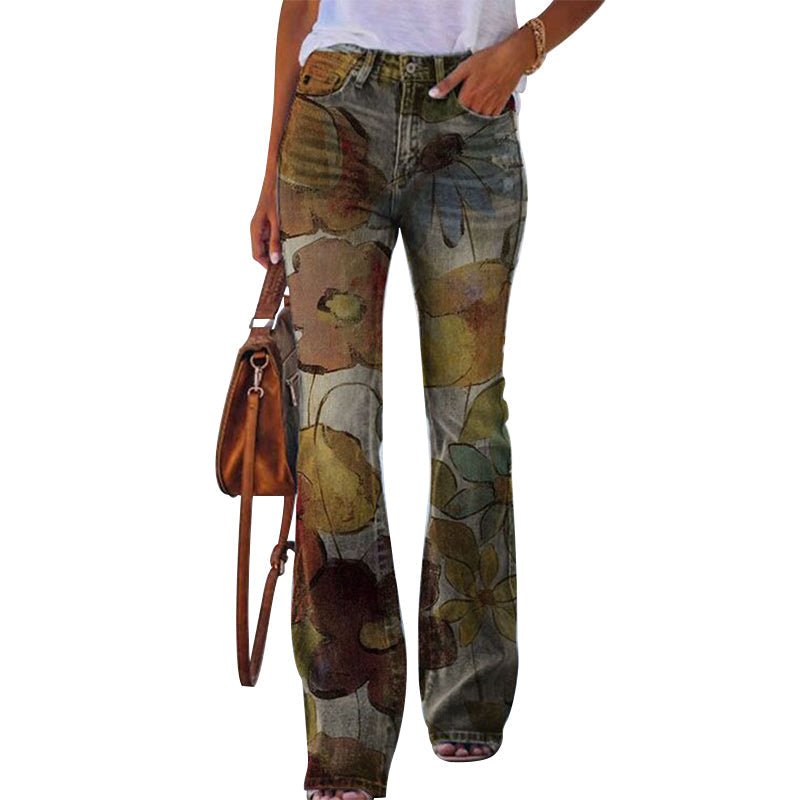 Tory | 4 - button Flare Jeans - Ciara & Fiona