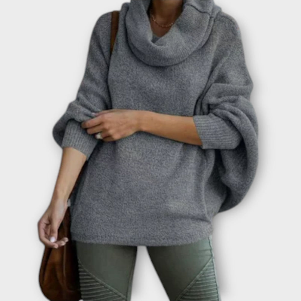Ulrike - Stylish Women's Turtle Print Sweater - Ciara & Fiona