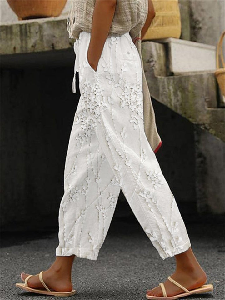 Xenita | Vine Printed Trousers - Ciara & Fiona