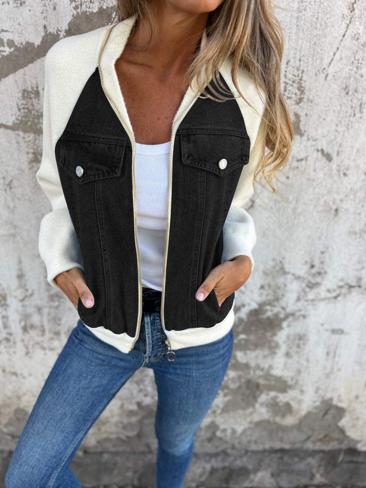 Zaria | Stylish Denim Jacket - Ciara & Fiona