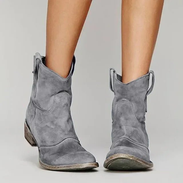 ZINNY | Vintage Western Ankle Boots - Ciara & Fiona