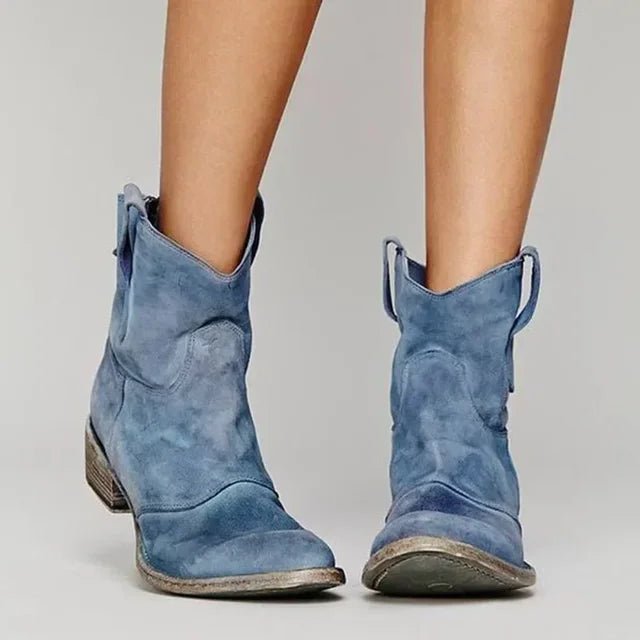 ZINNY | Vintage Western Ankle Boots - Ciara & Fiona
