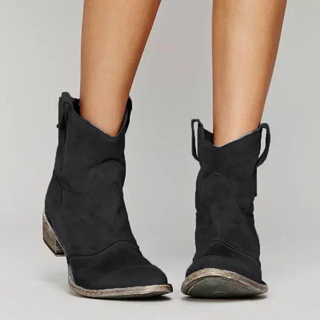 ZINNY | Vintage Western Ankle Boots - Ciara & Fiona